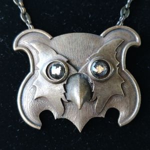 Owl's head necklace by Dominique Cohen (#61)